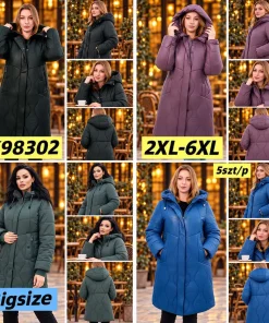 Kurtki damskie,size 2-6xl,Paczka 5szt,1kolor