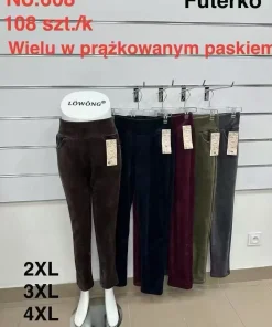 Spodnie Damskie,size 2/3-5/6xl,paczka 12szt,mix kolor