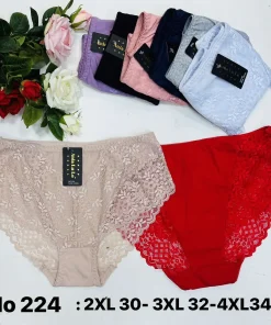 Majtki Damskie,size 2xl-4xl,Paczka 24szt ,mix kolor