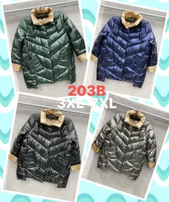 Kurtki Damskie,size 3xl-7xl,Paczka 5szt ,1 kolor