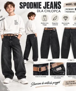 Spodnie JEANSY DZIECIĘCA,size 6-16lat,paczka 12szt,1kolor