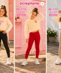 Legginsy DZIECIĘCA,size 6-14lat,paczka 5szt,1kolor