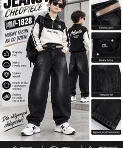 Spodnie JEANSY DZIECIĘCE, size 6-16lat,paczka 12szt,1kolor
