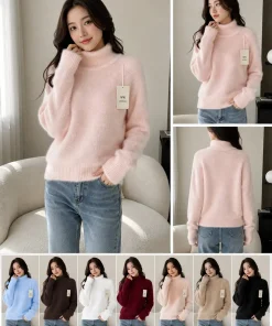 Swetry damskie ,size uni,Paczka 12szt ,mix kolor
