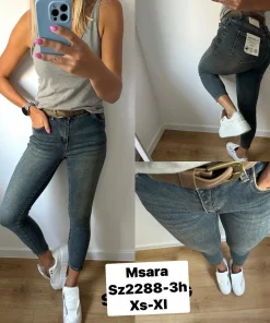 Jeansy Damskie, size xs-xl,paczka 12szt,1kolor