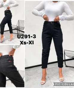 Jeansy Damskie,size xs-xl,Paczka 12szt,1kolor