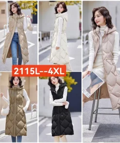 Kamizelki Damskie,size l-4xl,Paczka 5szt ,1kolor