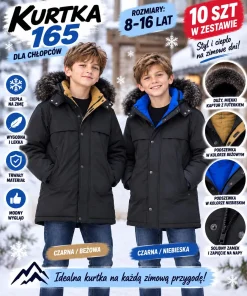 Kurtki DZIECIĘCA,size 8-16lat,paczka 5szt,1kolor