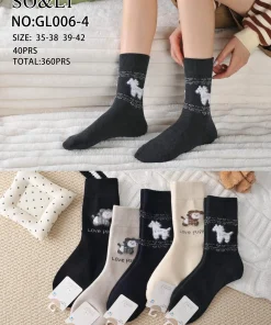 Skarpety Damskie,size 35-42,paczka 40szt,mix kolor