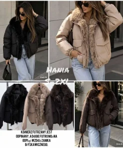 Kurtki damskie,size s-2xl,Paczka 5szt,1kolor