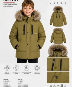 Kurtki DZIECIĘCA,size 4-12lat,Paczka 5szt ,1 kolor