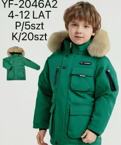 Kurtki DZIECIĘCA,size 4-12lat,Paczka 5szt ,1 kolor
