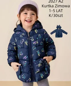 Kurtki DZIECIĘCA,size 1-5lat,Paczka 5szt ,1kolor