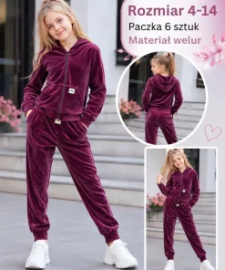 Komplety DZIECIĘCE, size 4-14lat,paczka 6szt,1kolor