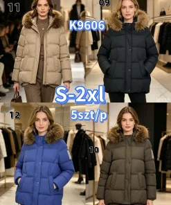 Kurtki damskie,size s-2xl,Paczka 5szt,1kolor