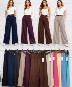 Spodnie Damskie WŁOSKA,Size uni,paczka 6szt, mix kolor