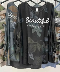 Bluzki Damskie WŁOSKA,Size uni,paczka 6szt, mix kolor