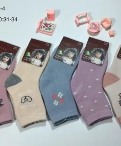 Skarpetki DZIECIĘCA,size 23/26-31/34,Paczka 40szt ,mix kolor