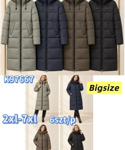 Kurtki damskie ,size 2-7xl,Paczka 6szt ,1kolor