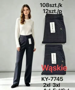 Spodnie Damskie,size 2/3-5/6xl,paczka 12szt,mix kolor
