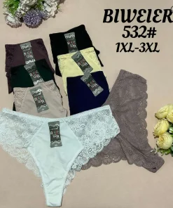 Majtki Damskie,size xl-3xl,Paczka 24szt ,mix kolor