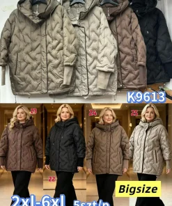 Kurtki Damskie,size 2-6xl,paczka 5szt,1kolor