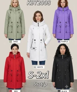 Kurtki damskie ,size s-2xl,Paczka 5szt ,1kolor