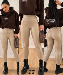 Spodnie skórzane Damskie,size s-xl,paczka 12szt,1kolor