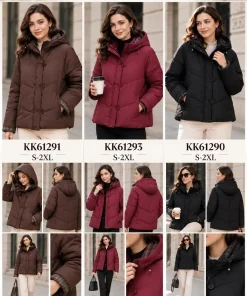 Kurtki damskie,size s-2xl,Paczka 5szt,1kolor