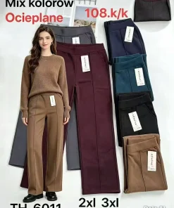 Spodnie Damskie,size 2/3-5/6xl,paczka 12szt,mix kolor