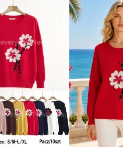 Swetry damskie ,size s/m-l/xl,Paczka 10szt ,mix kolor