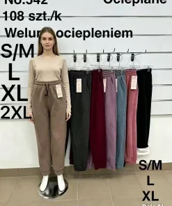 Spodnie Damskie,size s/m-2xl,paczka 12szt,mix kolor