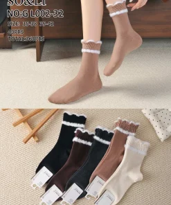 Skarpety Damskie,size 35-42,paczka 40szt,mix kolor
