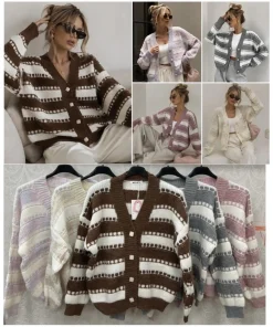 Swetry Damskie,size uni,paczka 12szt,mix kolor