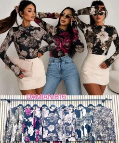 Bluzki damskie,size uni,paczka 6szt,mix kolor