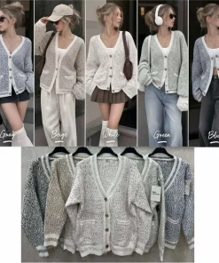 Swetry Damskie,size uni,paczka 12szt,mix kolor
