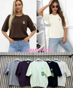 Swetry damskie,size uni,paczka 5szt,mix kolor