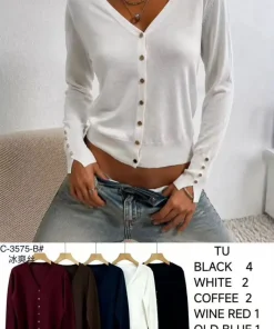 Swetry damskie,size uni,Paczka 6szt,mix kolor