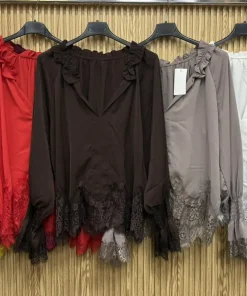 Bluzki Damskie WŁOSKA,Size uni,paczka 6szt, mix kolor