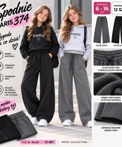 Spodnie DZIECIĘCA,size 6-16lat,paczka 12szt,mix kolor