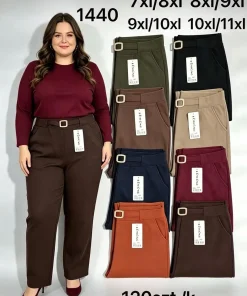 Spodnie Damskie,size 7/8-10/11xl,paczka 12szt,mix kolor