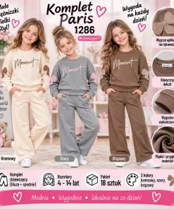 Komplety DZIECIĘCA,size 4-14lat,paczka 6szt,1kolor
