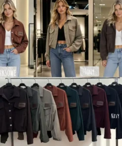 Kurtki Damskie WŁOSKA,Size uni,paczka 6szt, mix kolor