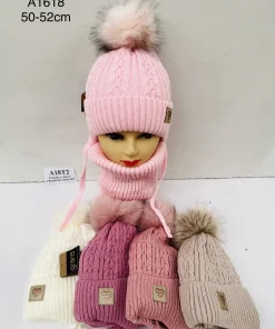 Komplet czapka DZIECIĘCA ,paczka 10szt,mix kolor