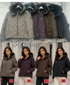 Kurtki damskie,Size s-2xl,paczka 5szt, 1kolor