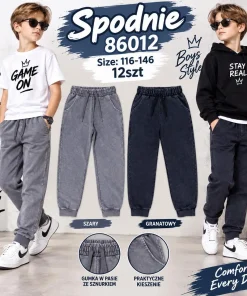 Spodnie DZIECIĘCA,size 116-146,Paczka 12szt,mix kolor