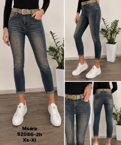 Jeansy Damskie,size xs-xl,Paczka 12szt,1kolor