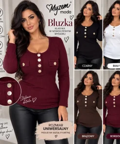 Bluzki Damskie,size uni,paczka 6szt,mix kolor
