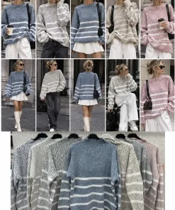 Swetry Damskie,size uni,paczka 12szt,mix kolor