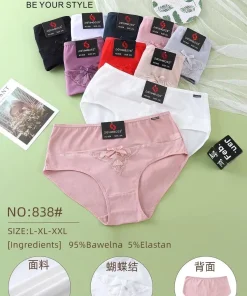 Majtki Damskie,size l-2xl,Paczka 24szt ,mix kolor
